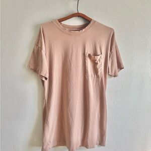 Mate Pink Short-sleeve Sleep Dress Women’s L